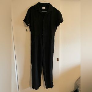 Mate the Label linen shirt sleeve jumpsuit